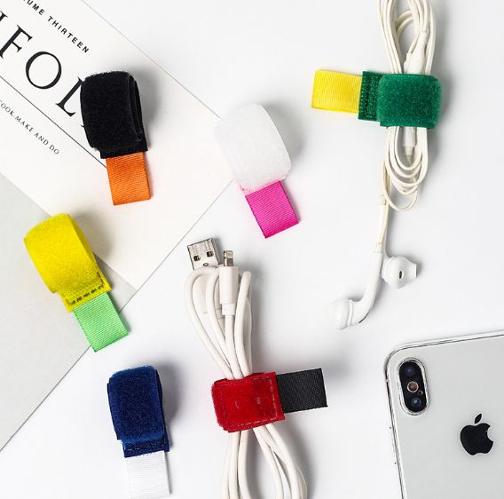 彩色魔术贴捆绑带外贸