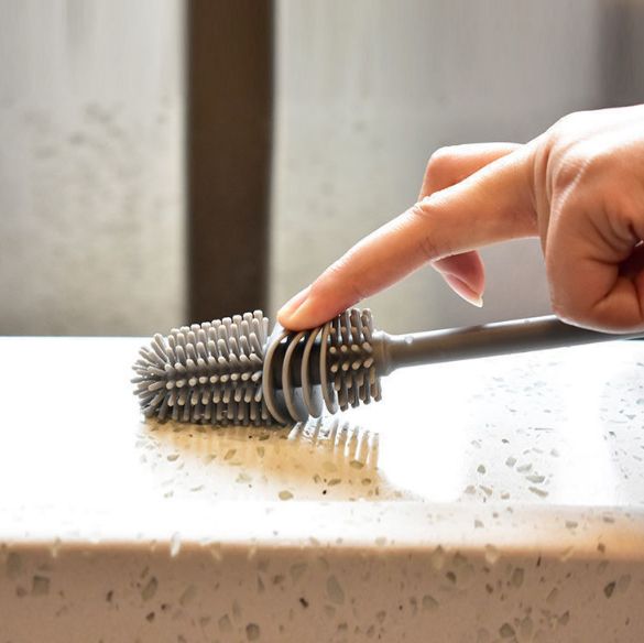 Long-handled silicone water cup brushes for export Specification image