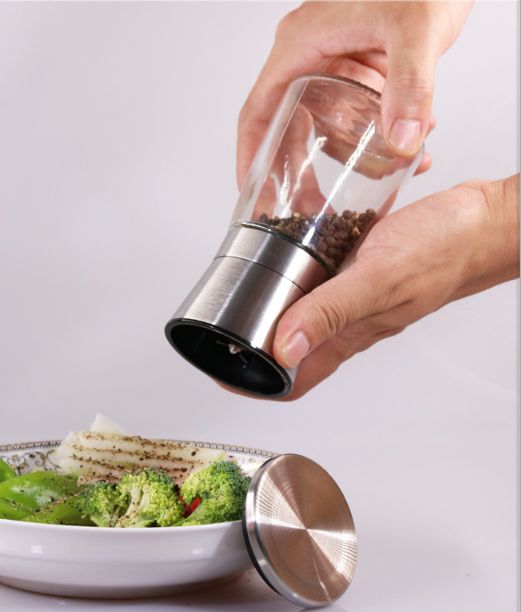 不锈钢胡椒研磨器细节图