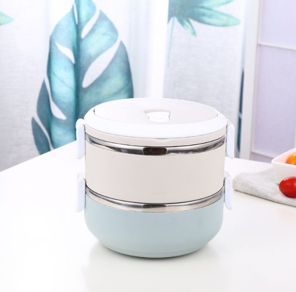 Diseño creativo acero inoxidable aislante lunch box comercio exterior Specification image