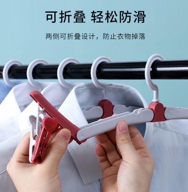 Portable folding clothes hangers for export details Picture