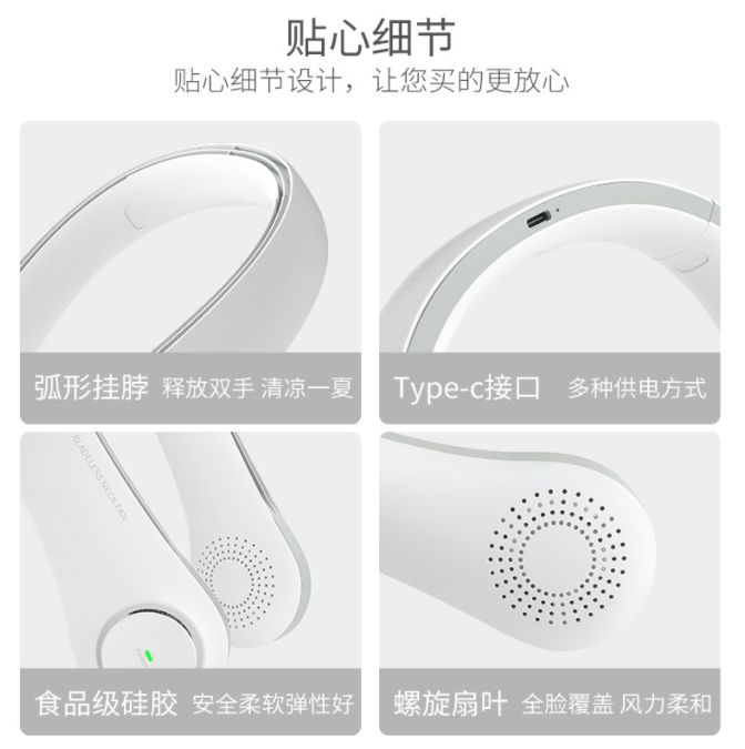 Export of neck-hanging fans details Picture