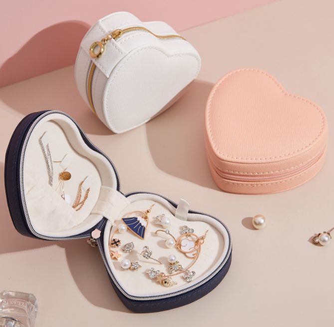 Heart-shaped jewelry boxes for export