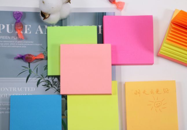 荧光色便签本外贸