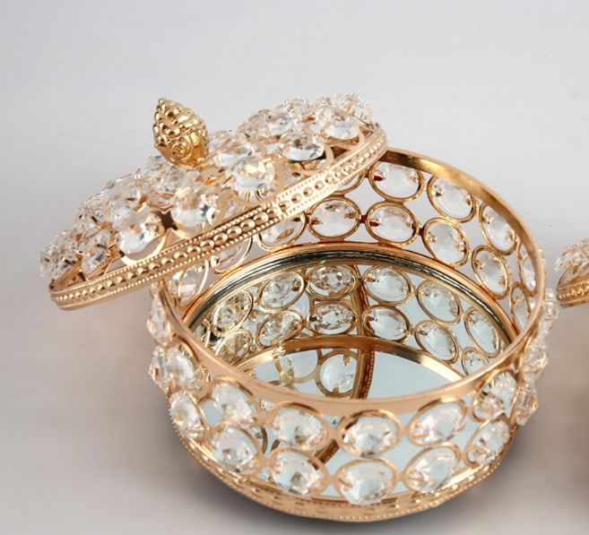European luxury crystal jewelry box for export