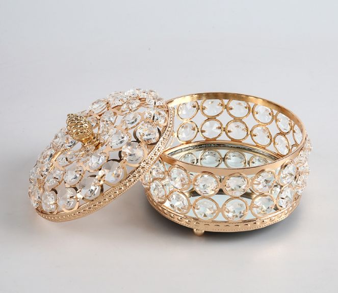 European luxury crystal jewelry box for export Application Scenario