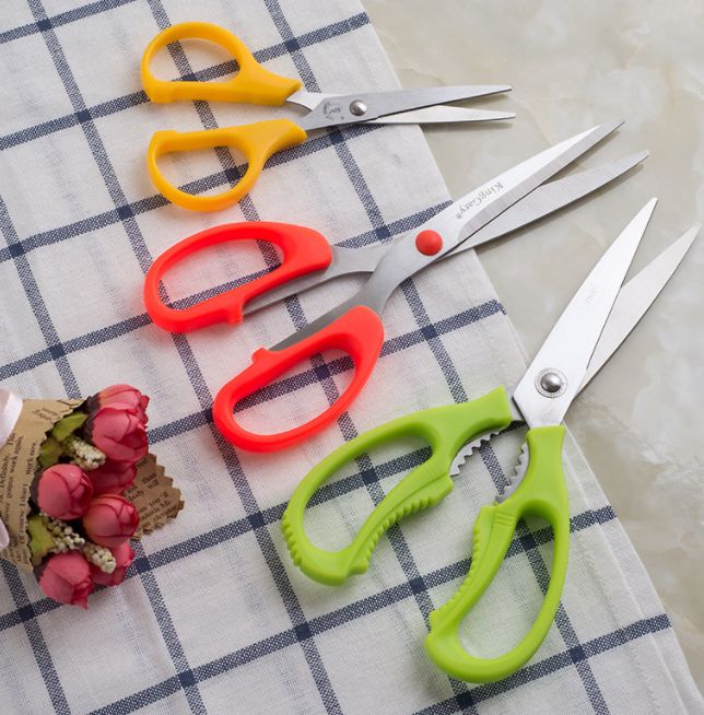 Three-piece household scissors set for export