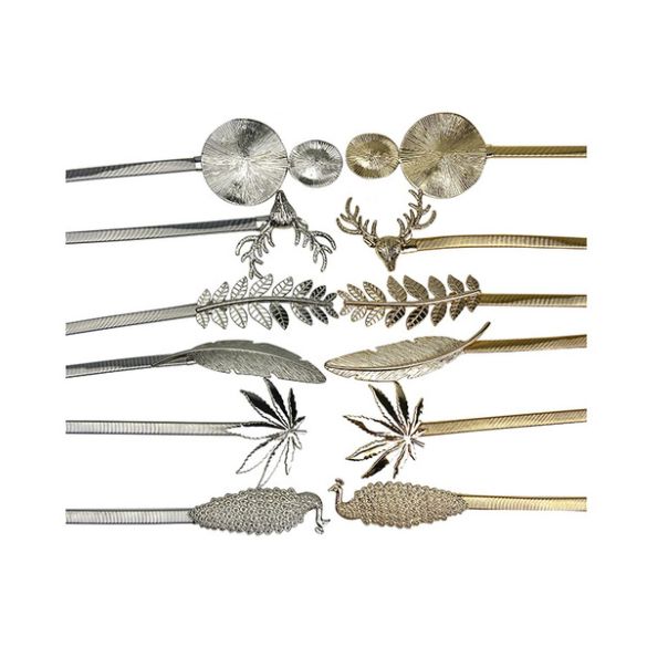 Simple alloy spring buckle curtain buckle for export Application Scenario