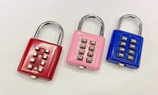 方圆锁业 按键密码锁 彩色密码锁箱包密码锁锁 挂锁 