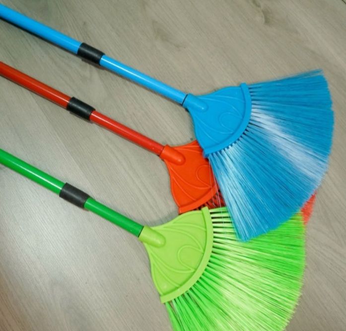 Extended dust removal brooms for cleaning sector brushes for foreign trade