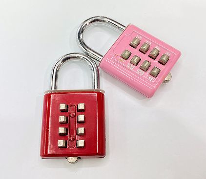 方圆锁业 按键密码锁 彩色密码锁箱包密码锁锁 挂锁 详情图4