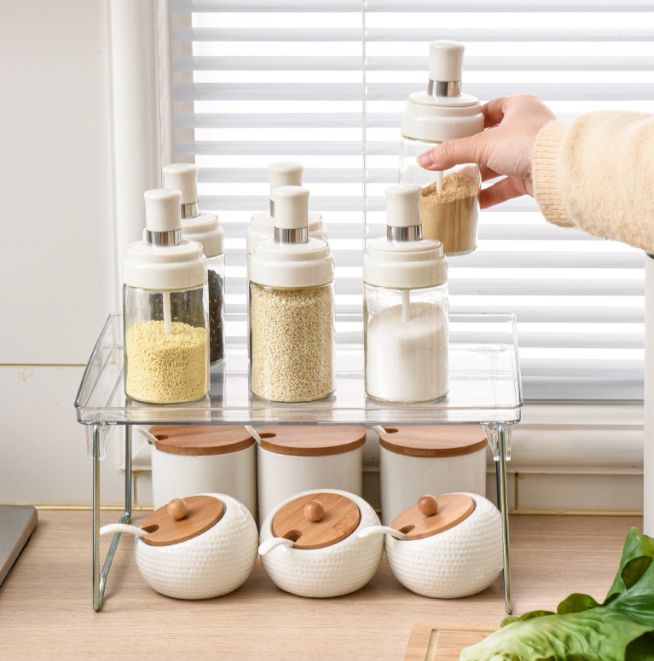 Simple ins transparent single-layer shelving for export