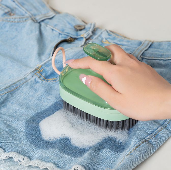 Original automatic liquid-filling laundry brush for export details Picture