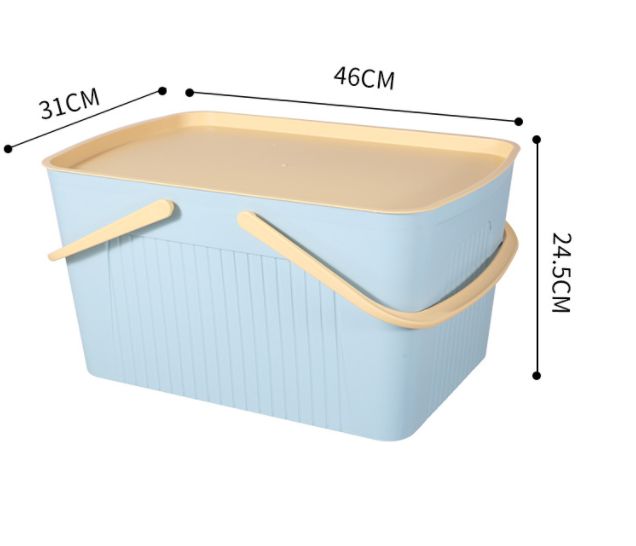 Dirty clothes basket with cover storage basket for export Application Scenario