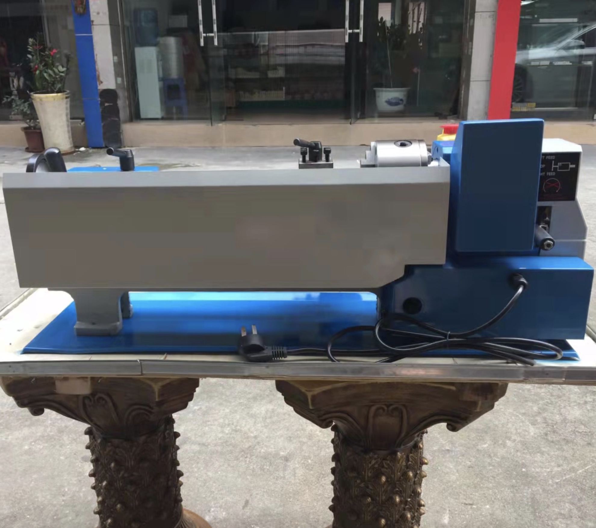 0618 Micro Lathe, multi-functional diy home teaching small machine tool, metal and stainless steel woodworking turning prayer bead machine Application Scenario