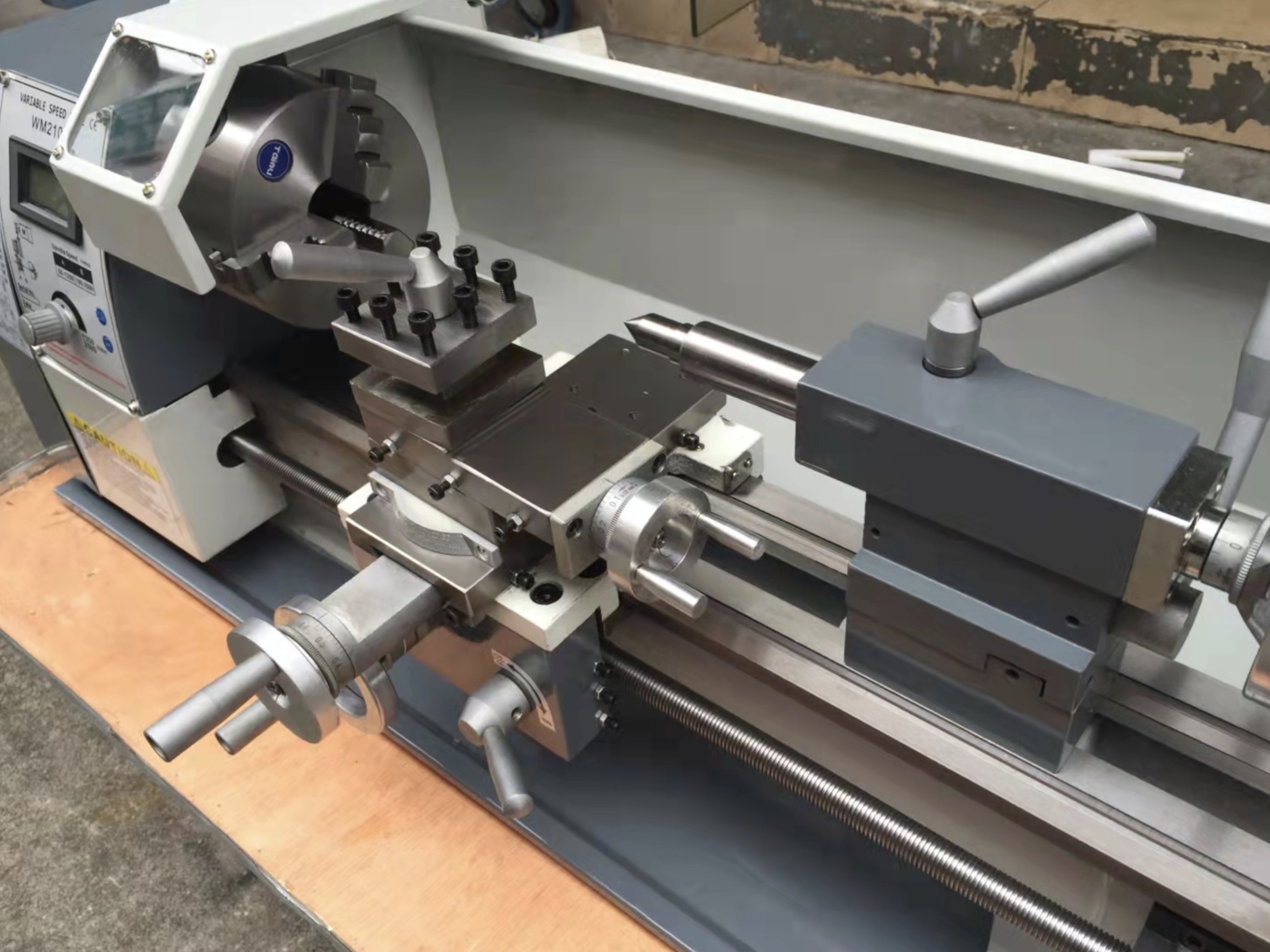 210V metal small, micro and mini precision multi-functional household horizontal desktop lathe Specification image