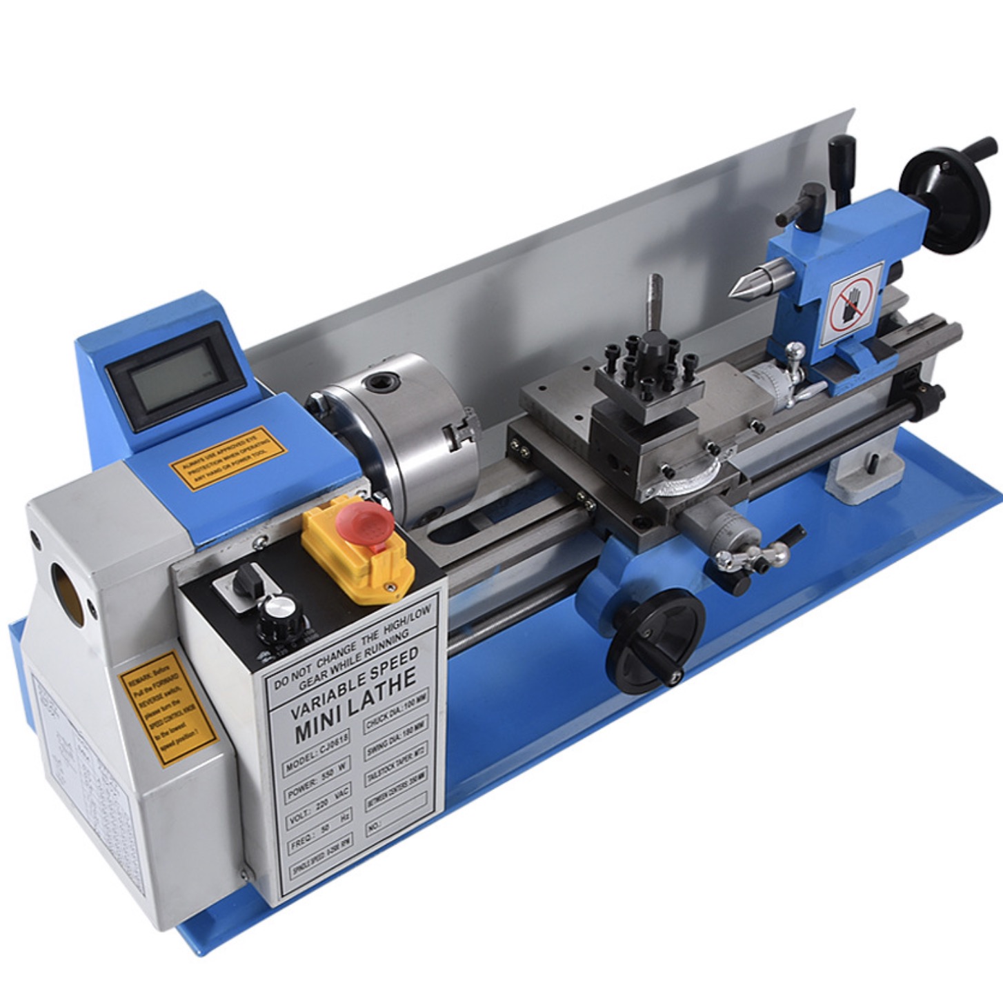 0618 Desktop ordinary small lathe, multi-functional micro metal turning machine tool, factory workshop machine tool