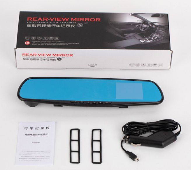汽车载后视镜行车记录仪细节图