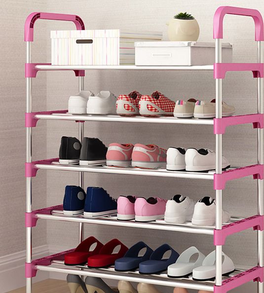 8-layer assembled shoe rack for export