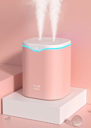 双喷加湿器白底实物图