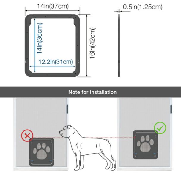 Pet screen door export Application Scenario