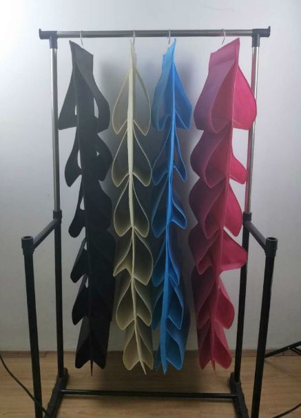 12-frame non-woven double-sided shoe hanging bag