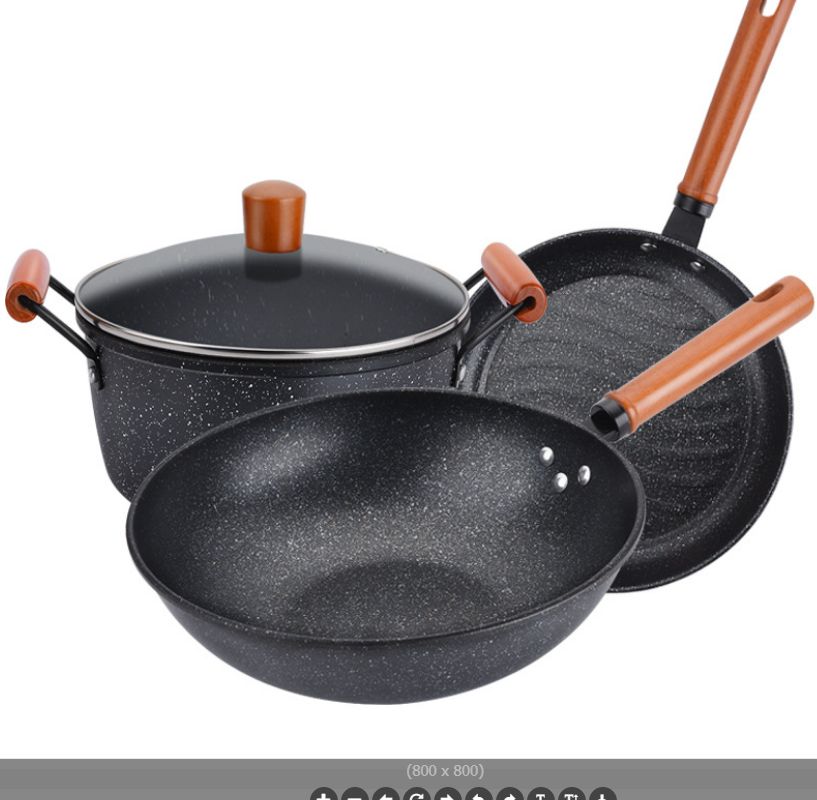 Non-stick pan pan wheat stone foreign trade