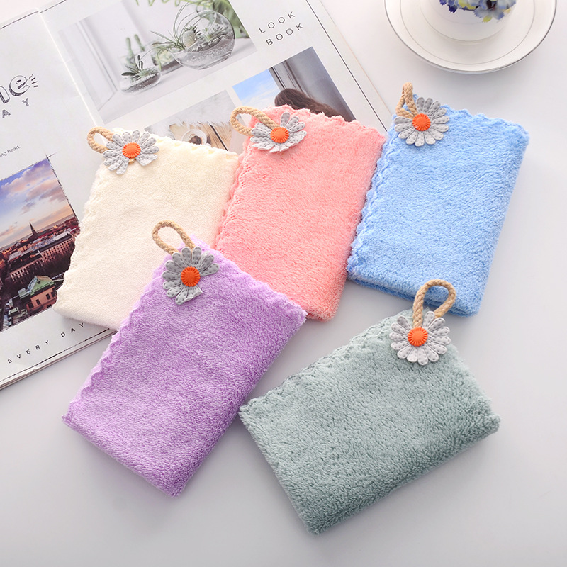 Yiwu Good Goods Floating Yang Absorbent Hand Towel Square Towel Towel details Picture