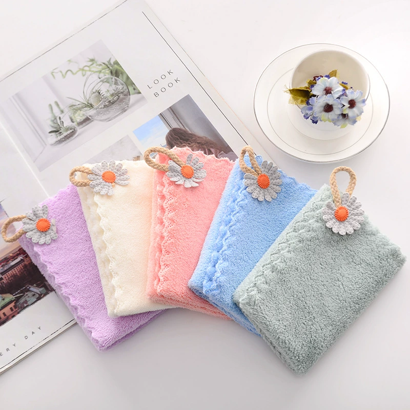 Yiwu Good Goods Floating Yang Absorbent Hand Towel Square Towel Towel Specification drawing
