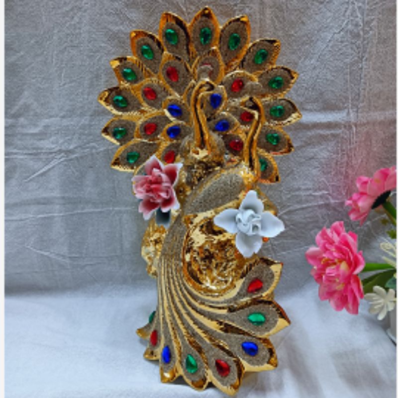 Baoxian Ceramic Craft Decorative Items Factory Direct Sales Peacock 236A