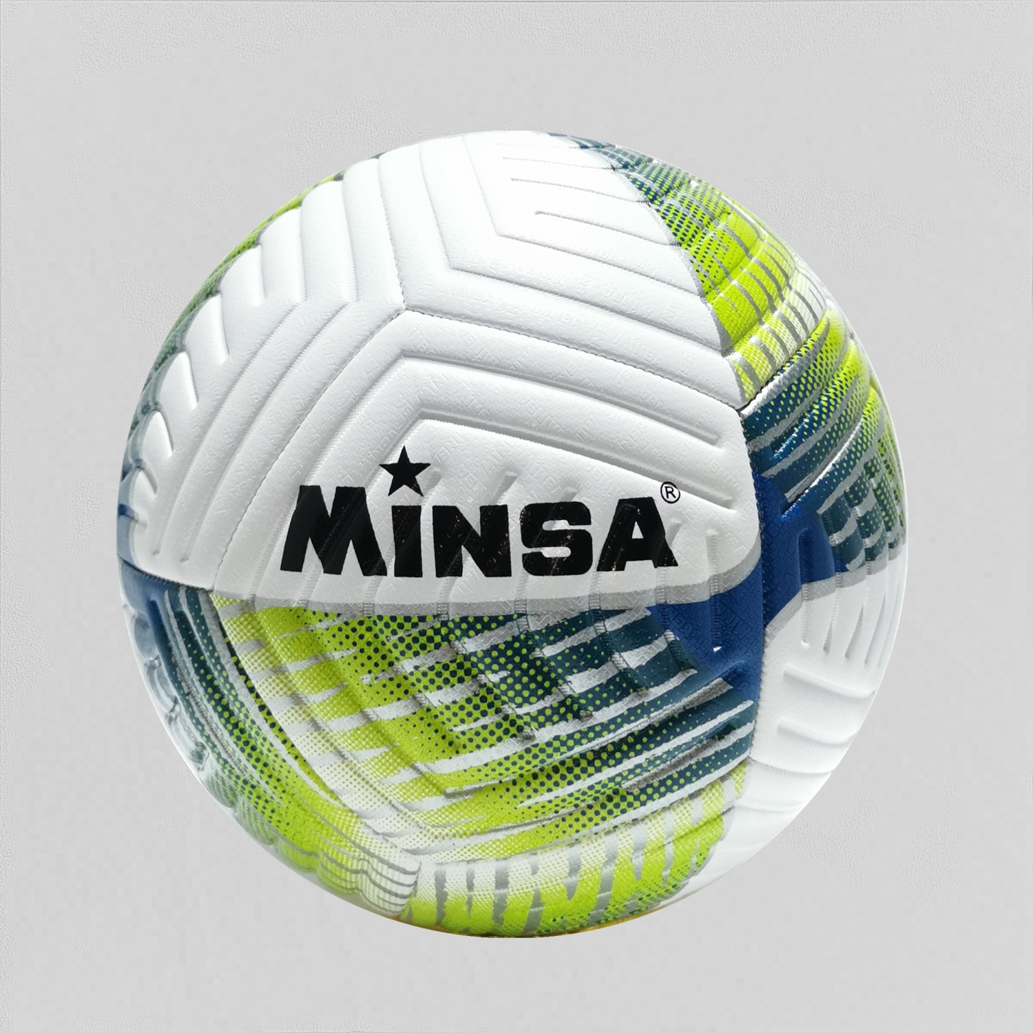 Yiwu Football Factory Direct Sales Minsa Standard No. 5 Hot Tpe Machine Stitched Football High-Grade Football Daily Training Students Adult Training Match Special Football Wear-Resistant Kick Can Be Customized Logo Application Scenario