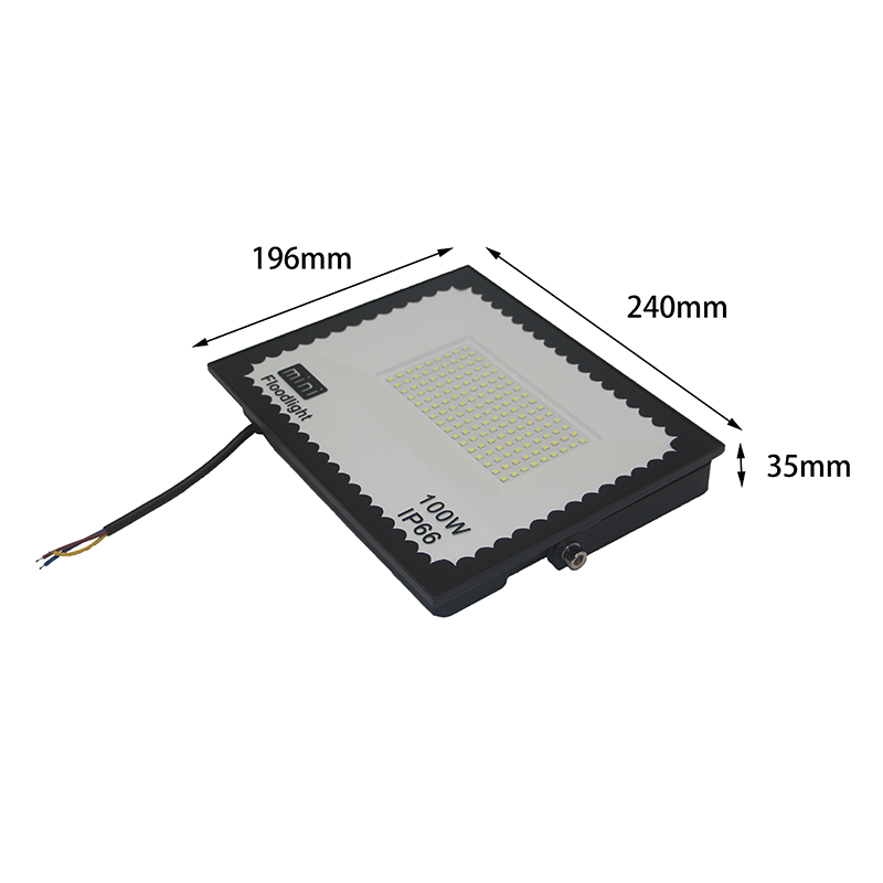 10-200W Warranty Ip66 Mini Waterproof Emergency Lighting Yard Lighting Playground Lighting Outdoor Lighting Lawn Light Projection Light Projection Light Led Light Specification drawing