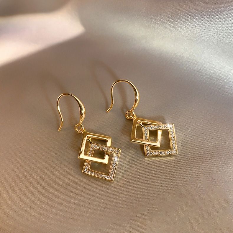 Earrings women new diamond earrings niche design high sense earrings cool earrings diamond earrings thumbnail