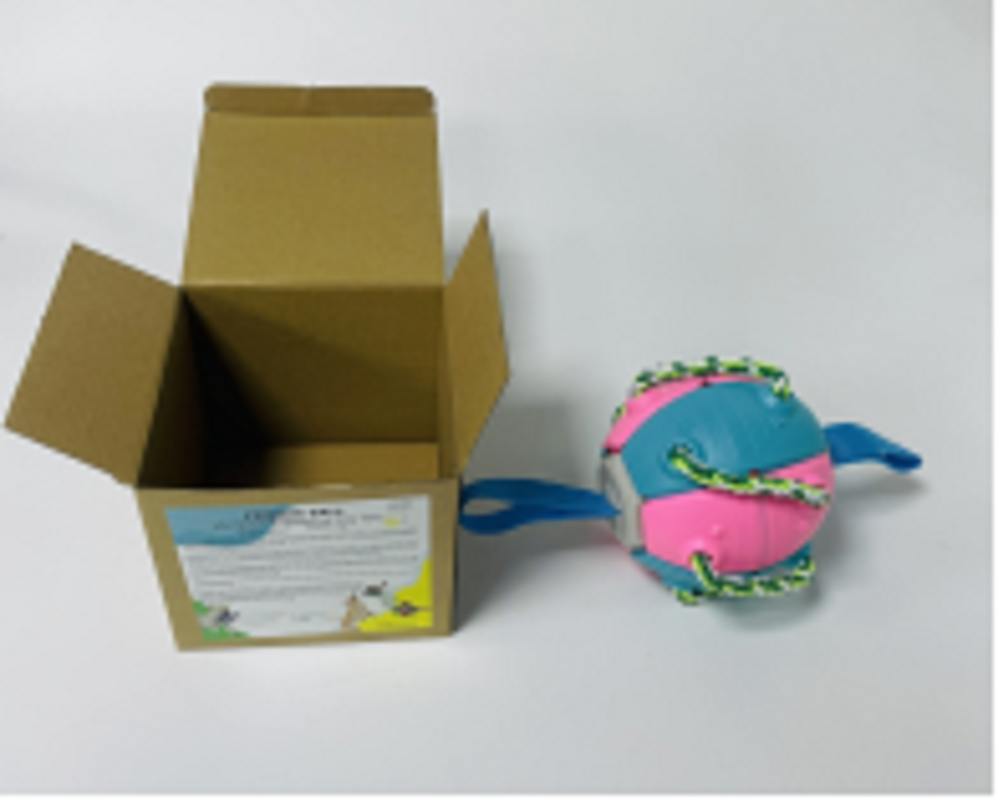 Pet toy fly ball