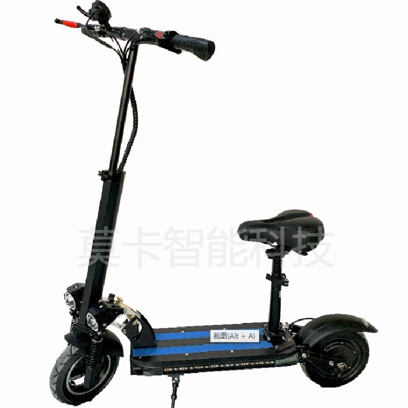 2021 Factory off-road electric scooter 10 "aluminum alloy dual shock absorbing dual high-lighted LED headlights Scooter