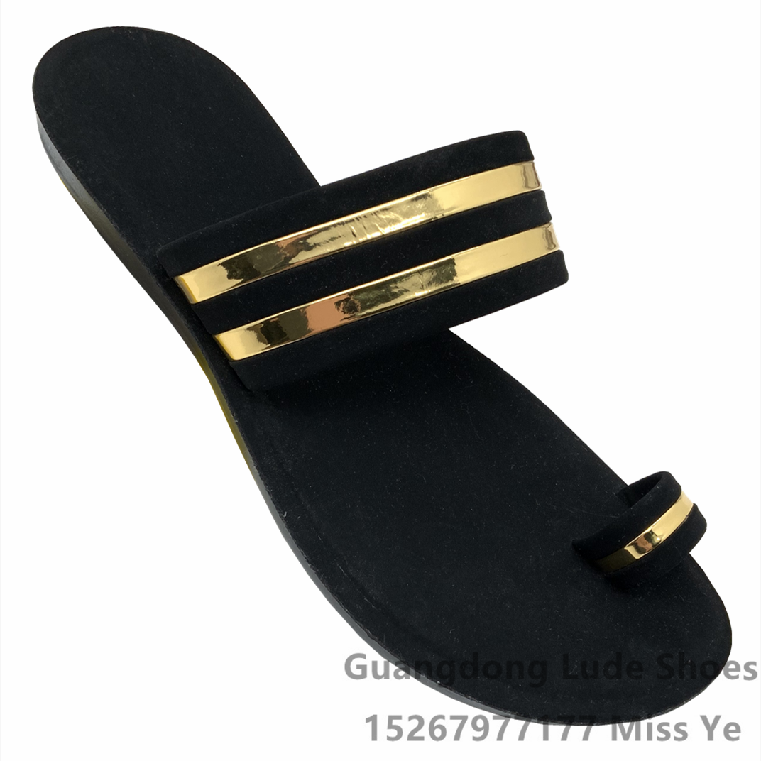 Summer New Women's Slippers Casual All Comfortable Sandals Guangzhou Women's Shoes Craft Shoes Flat Slippers Women Item Picture