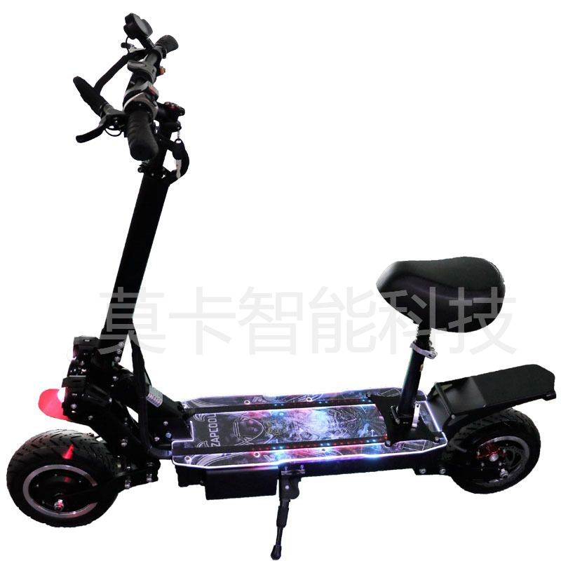 Dual drive off-road adults can fold 11 "60V two-wheel generation electric scooter thumbnail
