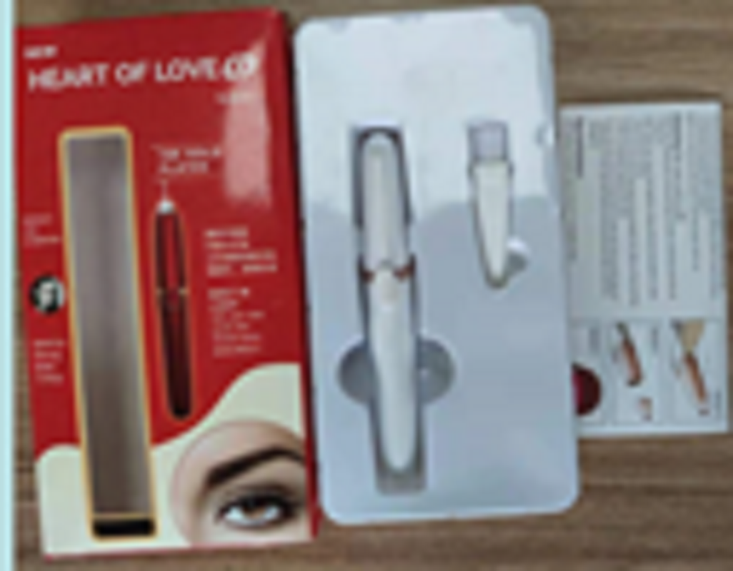 Second generation eyebrow pencil battery white