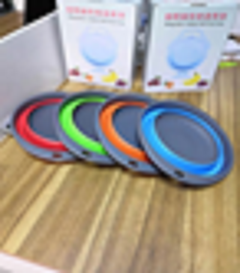 Large folding fruit basket (ABCD) in 4 colors pic 1