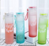 Frosted gradient glass for foreign trade
