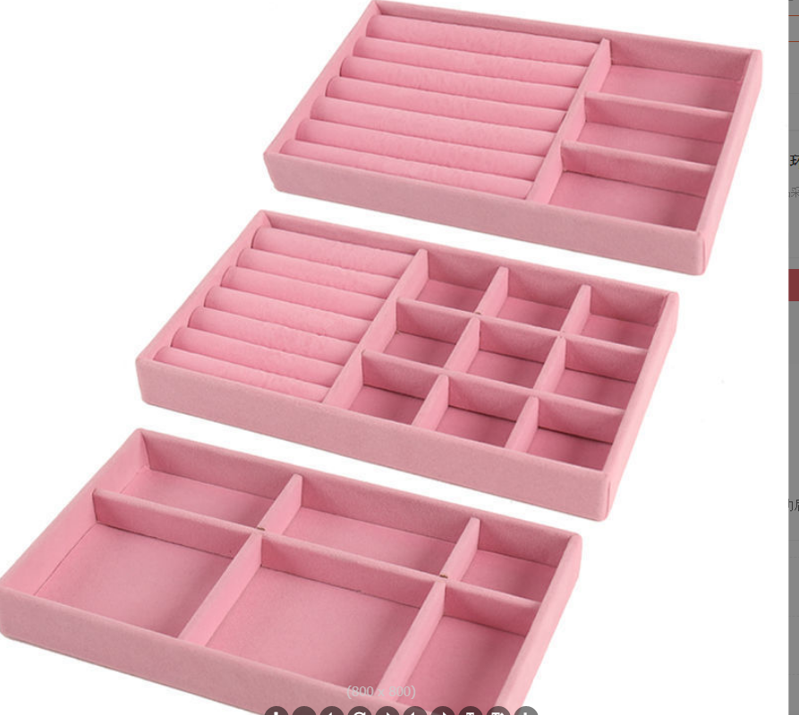 Jewelry display storage box for foreign trade details Picture