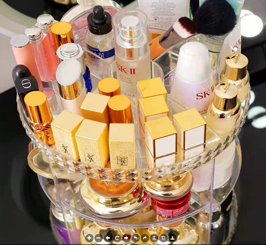Cosmetics storage box for foreign trade