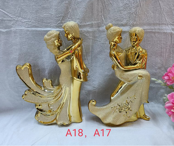 宝仙工艺陶瓷摆件人物情侣 印度详情1