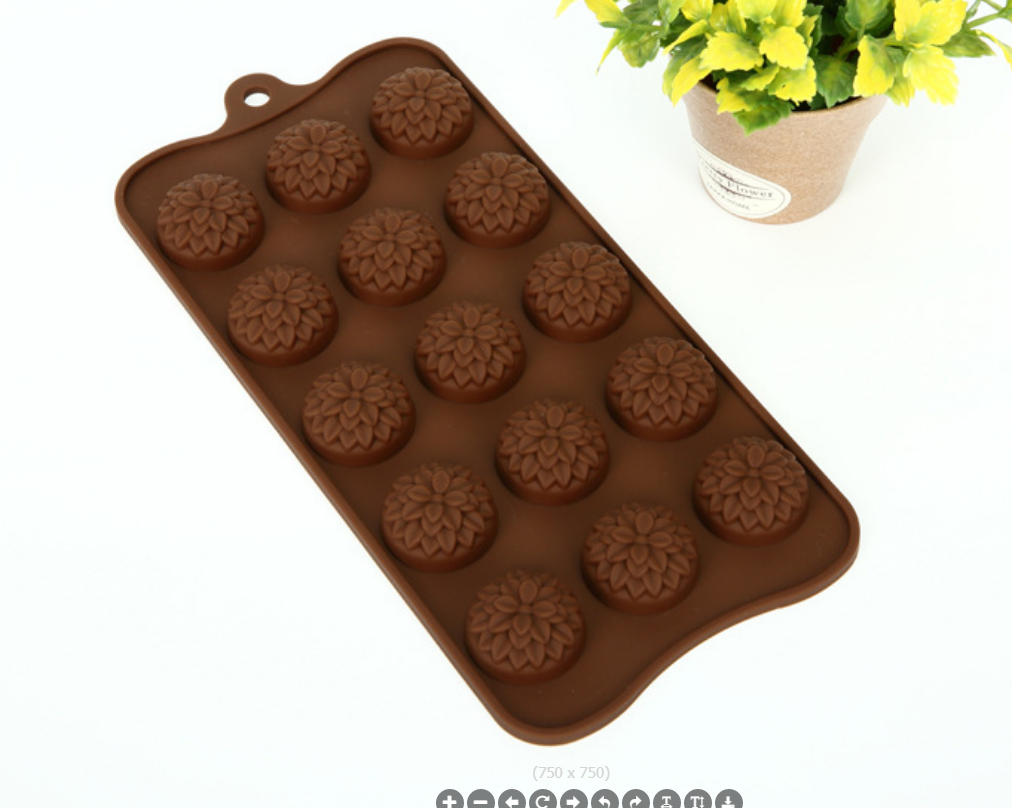 Silicone chocolate mold foreign trade