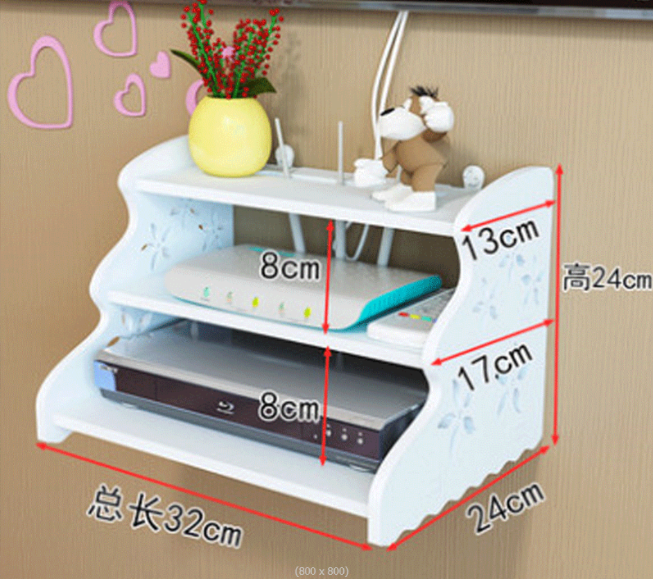 墙上电视机顶盒架产品图