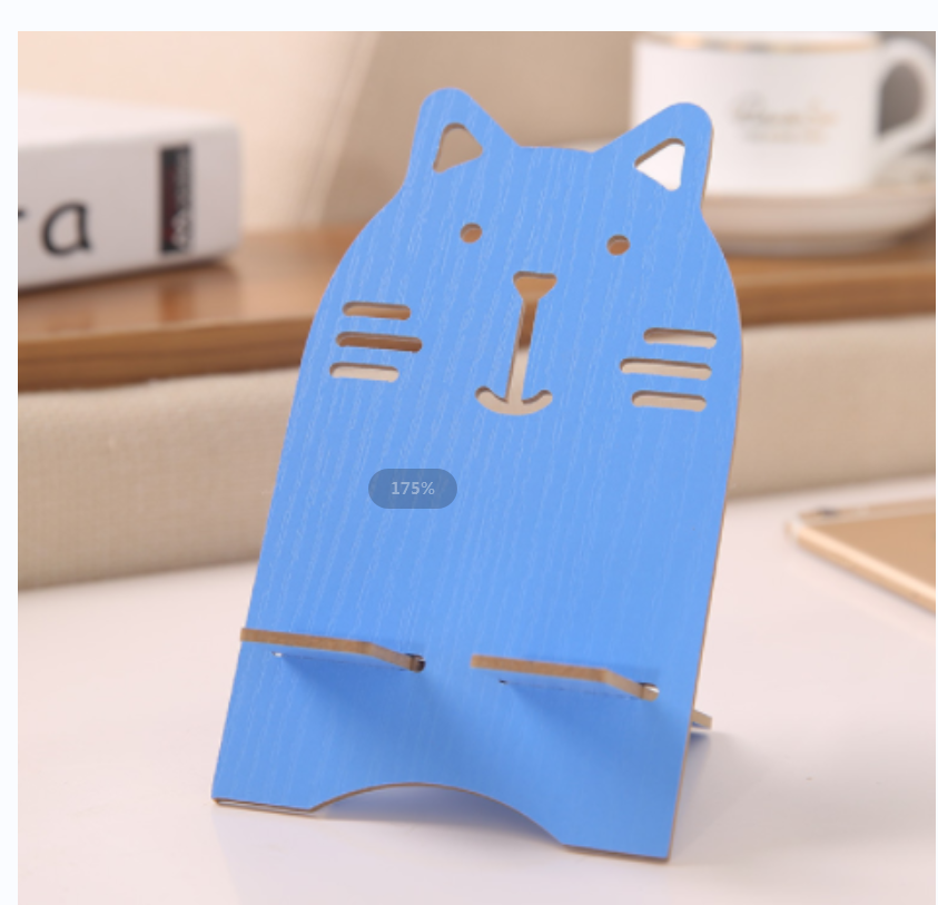 Wooden color printing mobile phone holder for foreign trade