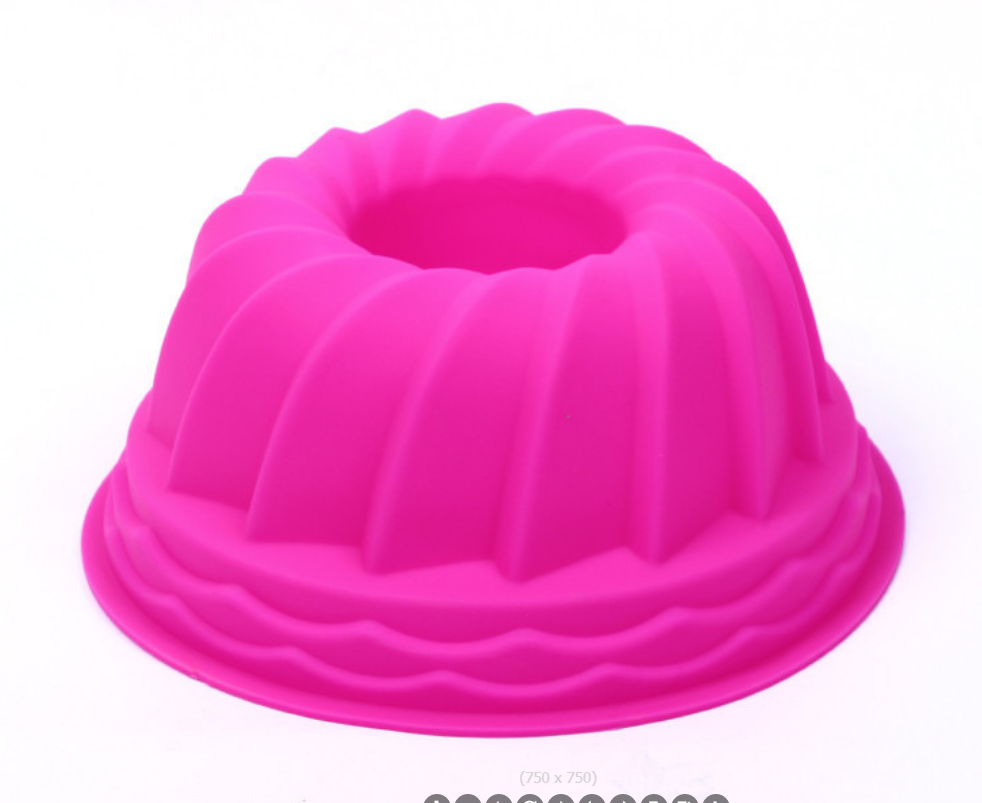 Silicone cake mould