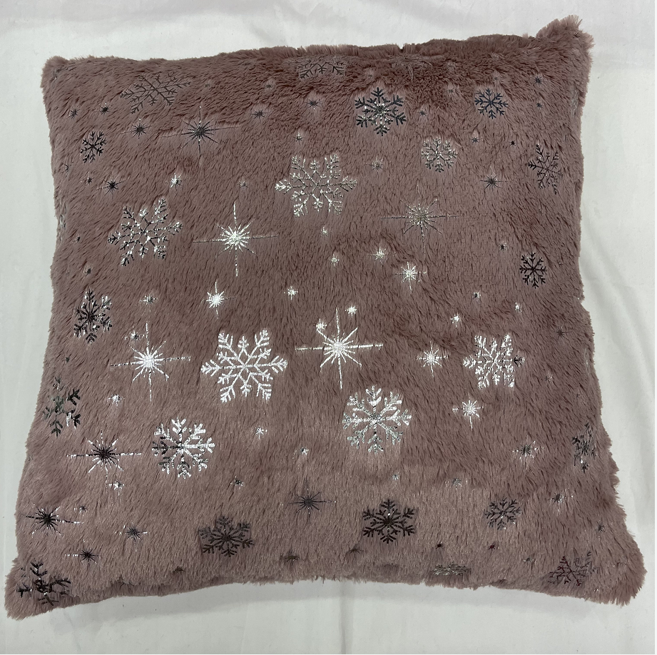 New Explosive Factory Direct Sales Hot Silver Snow Plush Throw Pillow European Sofa Bay Window Office Pillow Car Soft Cushion Item Picture