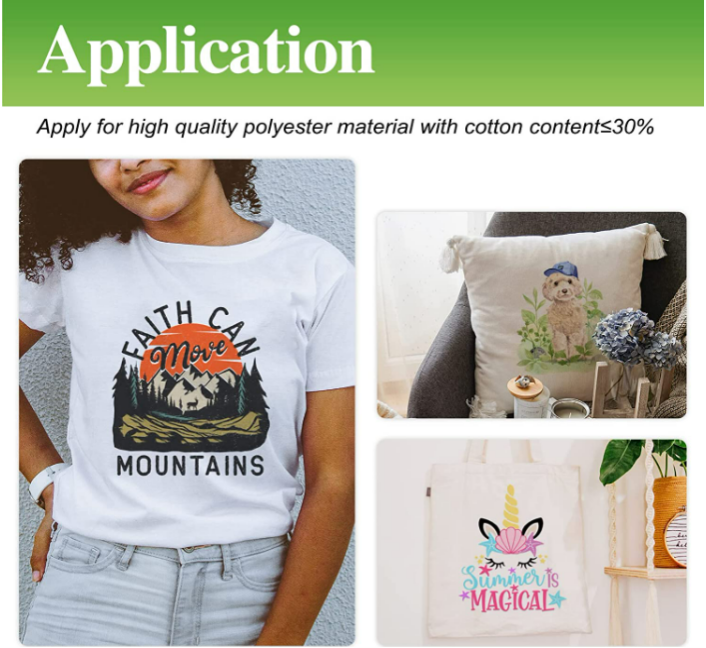 Transfer Paper A4 Sublimation Paper 100 Sheets Of Sublimation Transfer Paper Item Picture