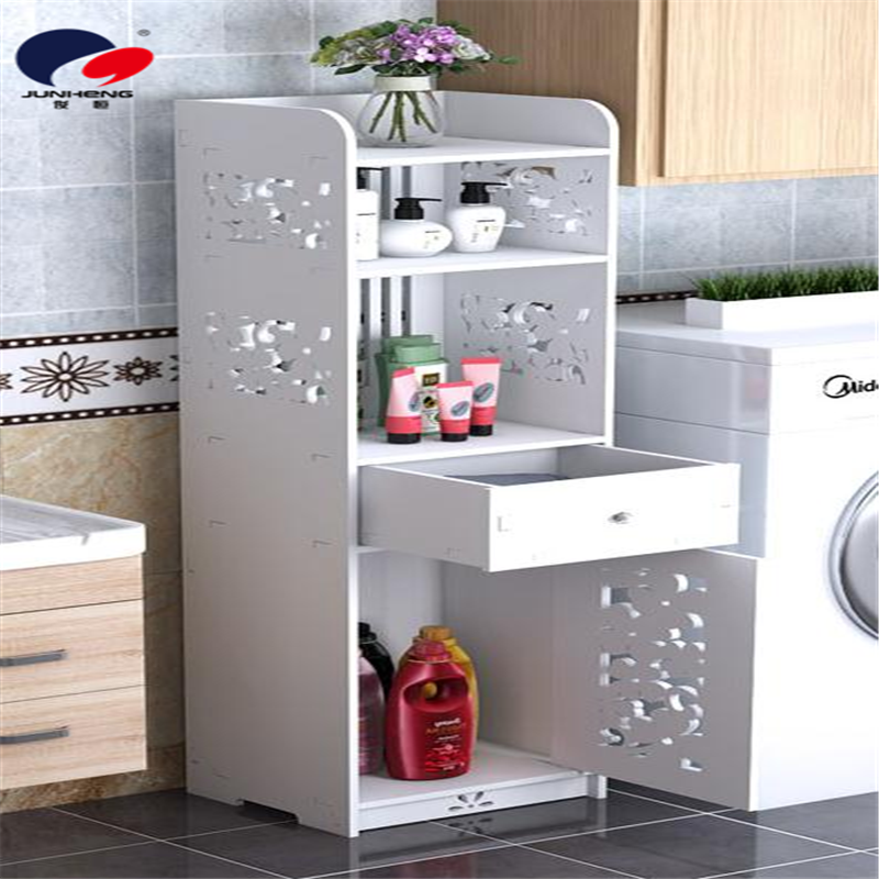 Bathroom storage rack, floor-standing washbasin rack, placement rack, bathroom storage cabinet, multi-layered bathroom cosmetics rack Application Scenario